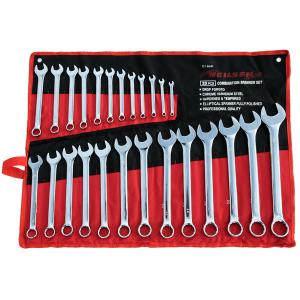 Neilsen CT0441 6-32 mm Full Polish Finish Spanner Set - Silver (25-Piece)