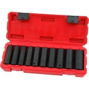 Neilsen CT0814 1/2-Inch Drive Impact Socket Set - Silver (11-Piece)