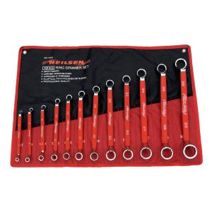 Neilsen CT1351 Ring Spanner Set - 12pc - Dipped Rubber Sleeves