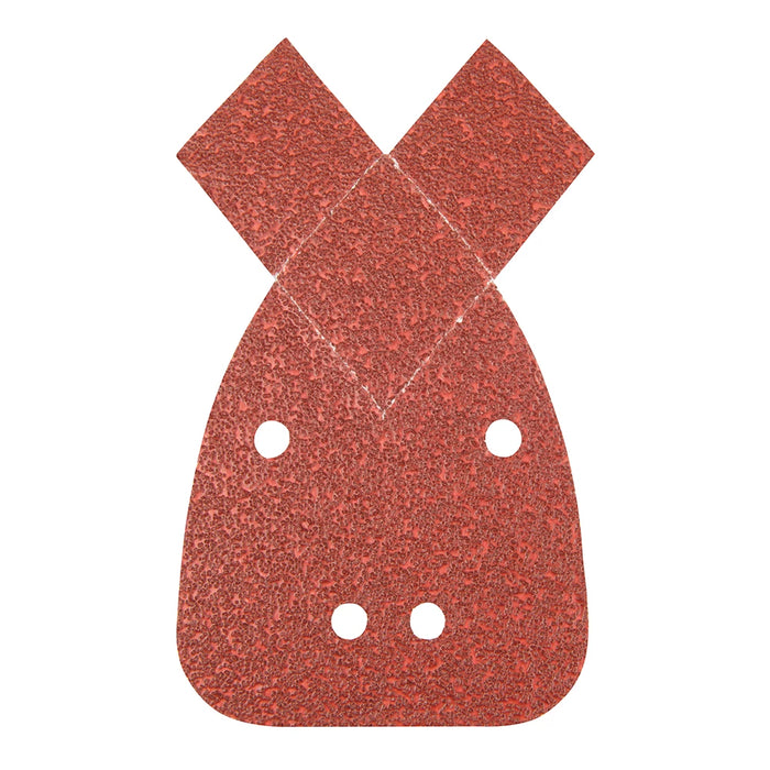 10 x Aluminium Hook & Loop Detail Sander Sheets With 2 Tips - 140mm