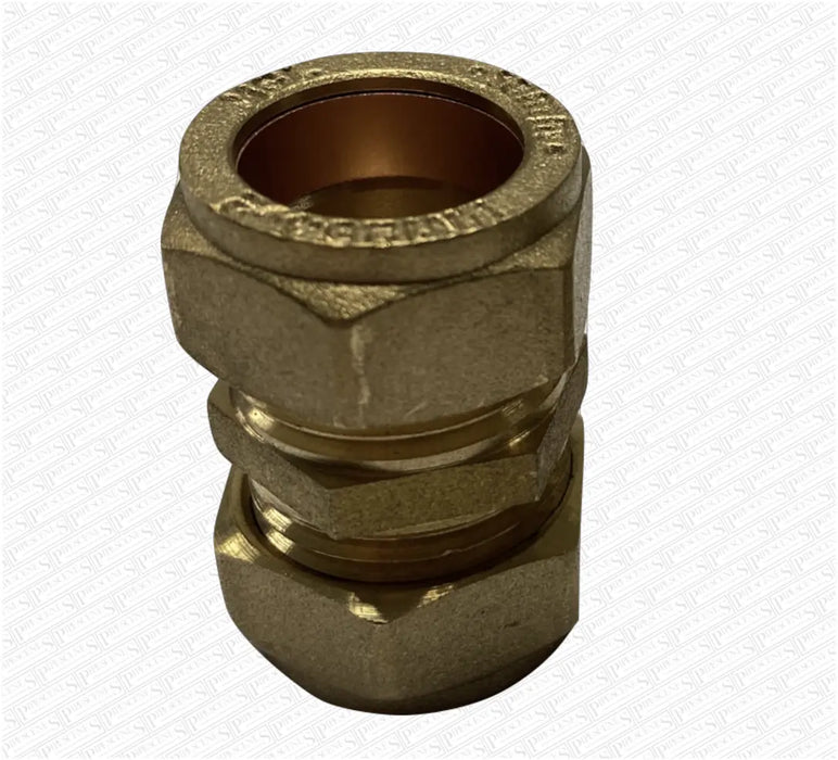 16mm x 15mm Brass Compression Reducer for Copper Pipe Plastic Pipe Connector