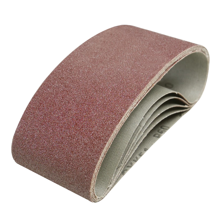 5 x Aluminium Sanding Belts - 75mm x 457mm