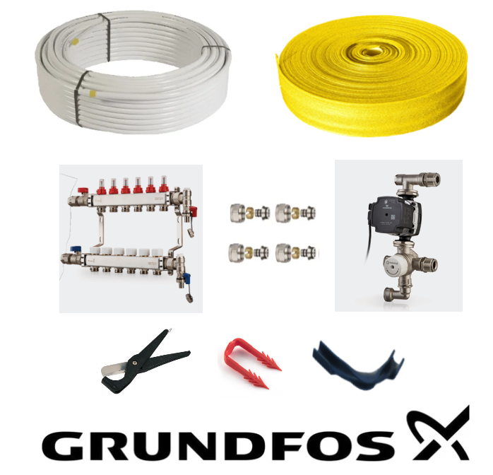 Underfloor Heating Kit - 220sqm