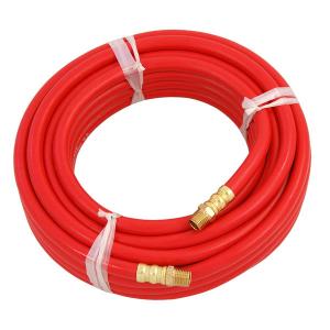 3/8" AIR HOSE WORKING PRESSURE 300PSI BURST PRESSURE 900PSI 1/4 INCH BSP BRASS FITTINGS